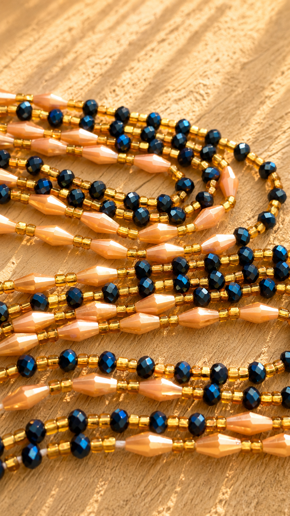 Sparkle waist beads