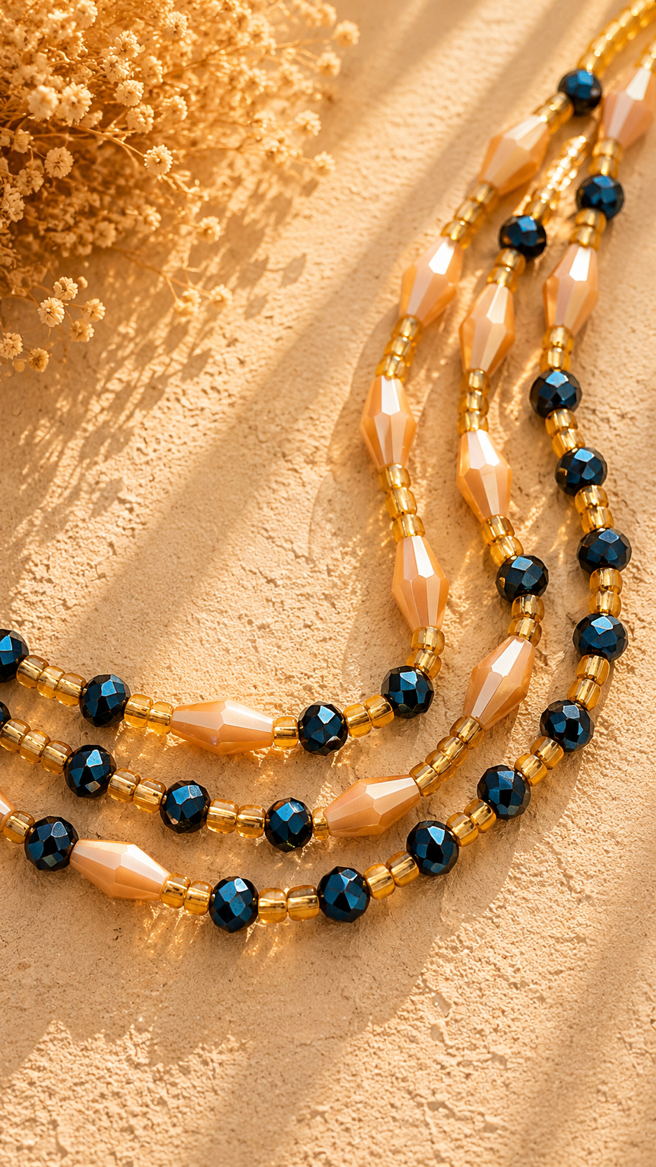 Sparkle waist beads