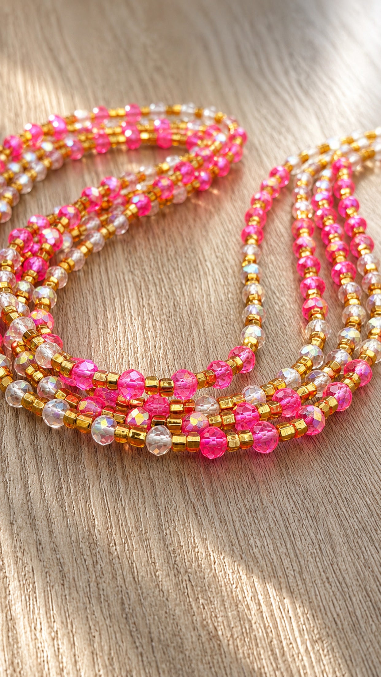 Soft candy waist beads