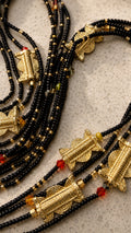 Akan thin waist beads