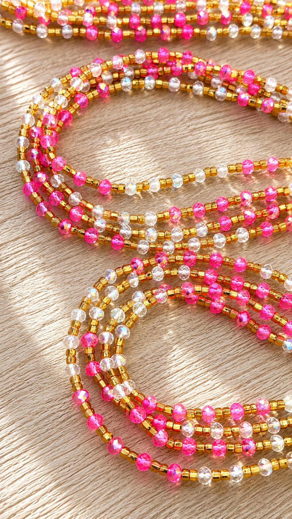 Soft candy waist beads